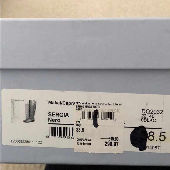 Bruno Magli riding boots 38.5 - Picture 7 of 7